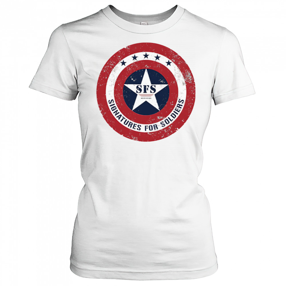 Signatures for Soldiers American Captain Star shirt Women's T-shirt