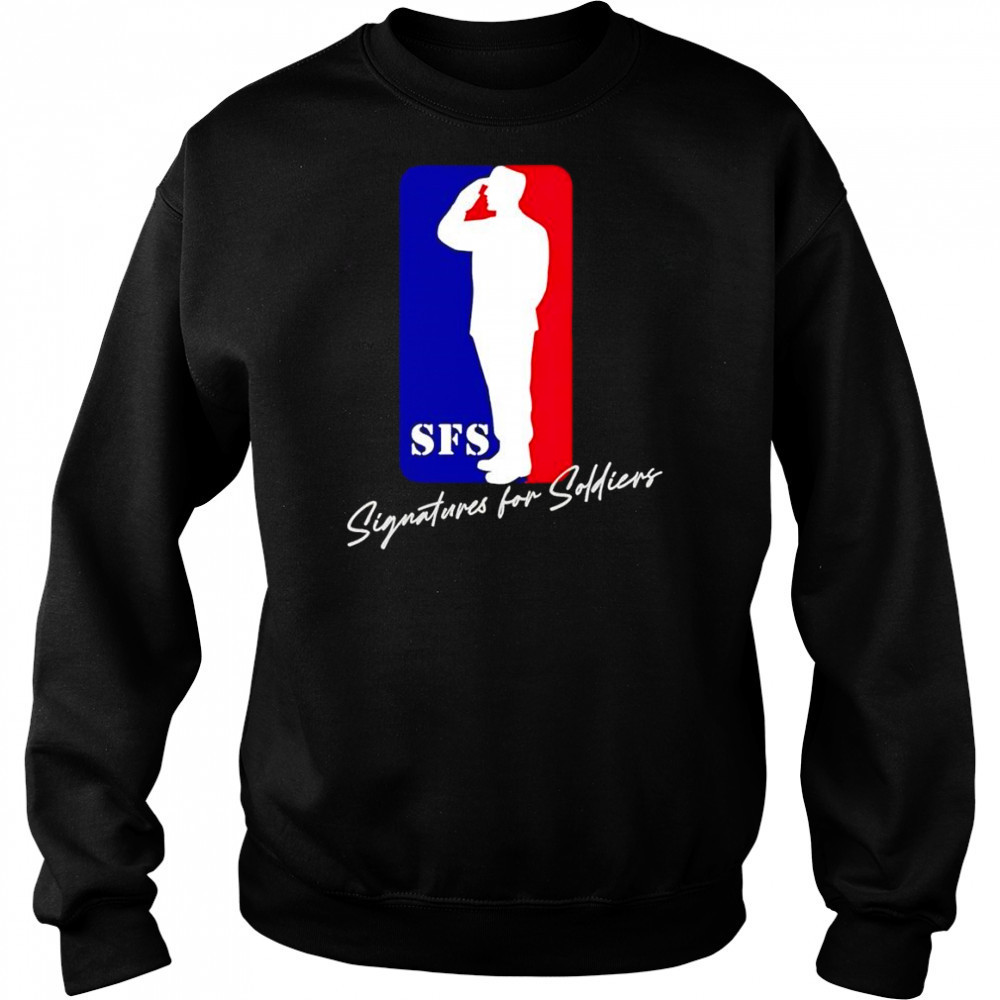 Signatures for Soldiers baseline logo shirt Hoodie
