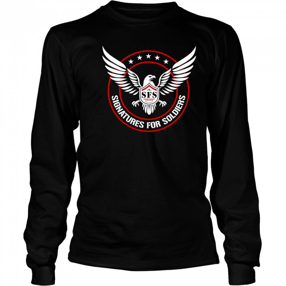 Signatures for Soldiers Eagle Seal shirt Long Sleeved