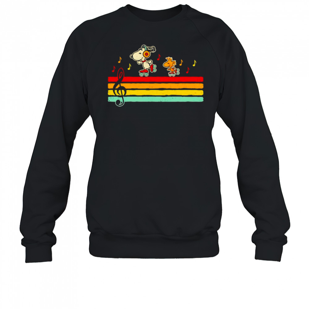 Snoopy and Woodstock retro beats shirt Sweatshirt