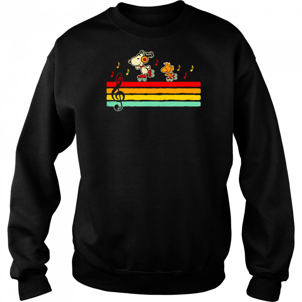 Snoopy and Woodstock retro beats shirt Hoodie
