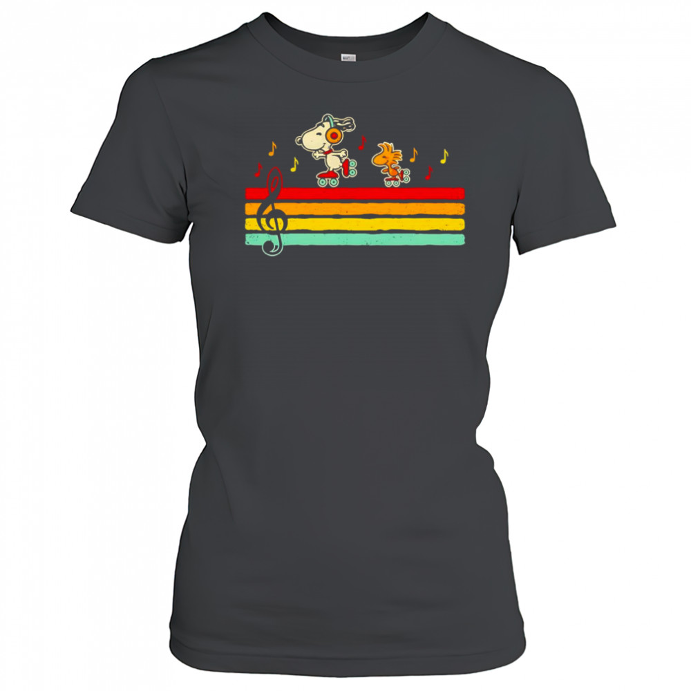 Snoopy and Woodstock retro beats shirt Women's T-shirt