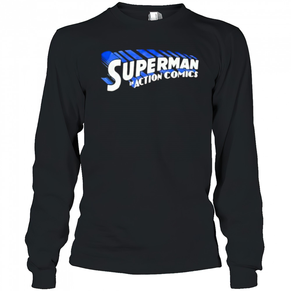 Superman In Action Comics shirt Long Sleeved