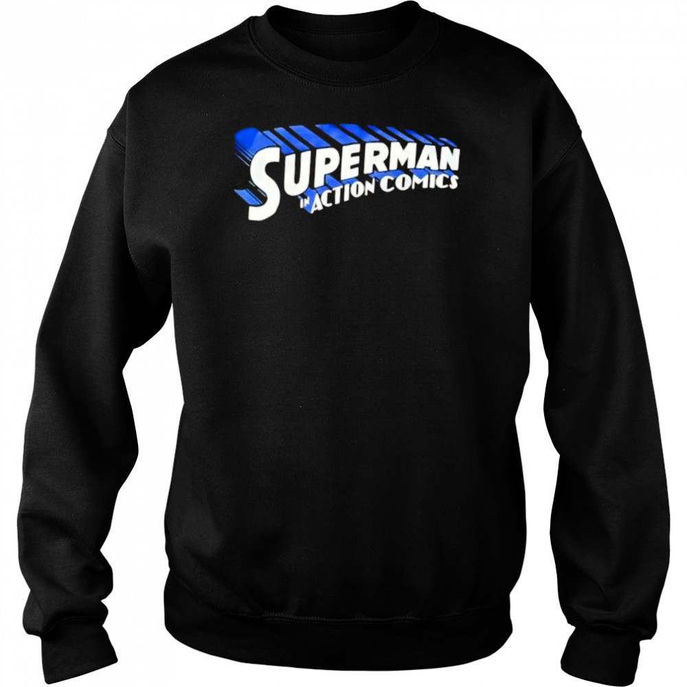 Superman In Action Comics shirt Hoodie