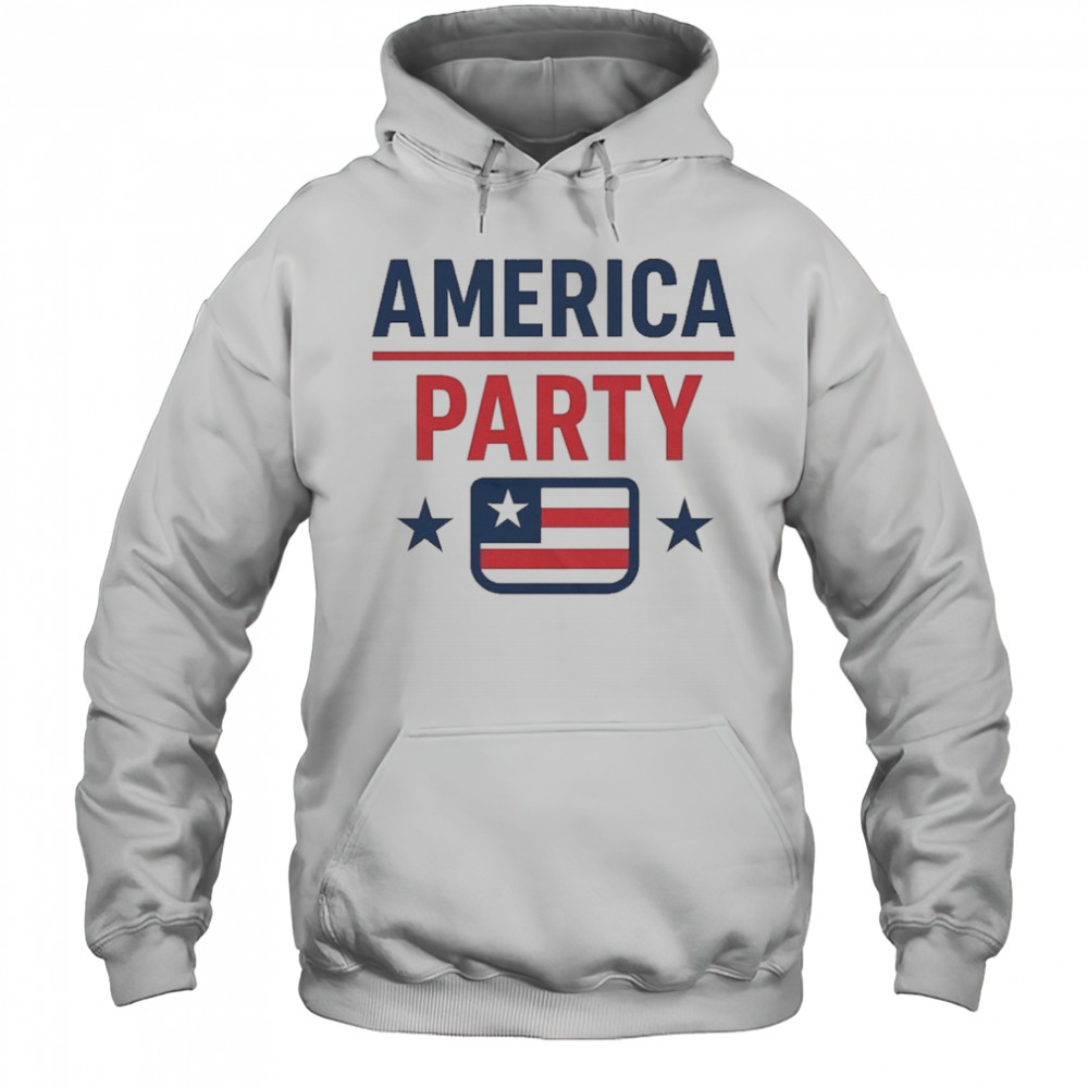 Support Elon Musk America Party T-Shirt Hoodie