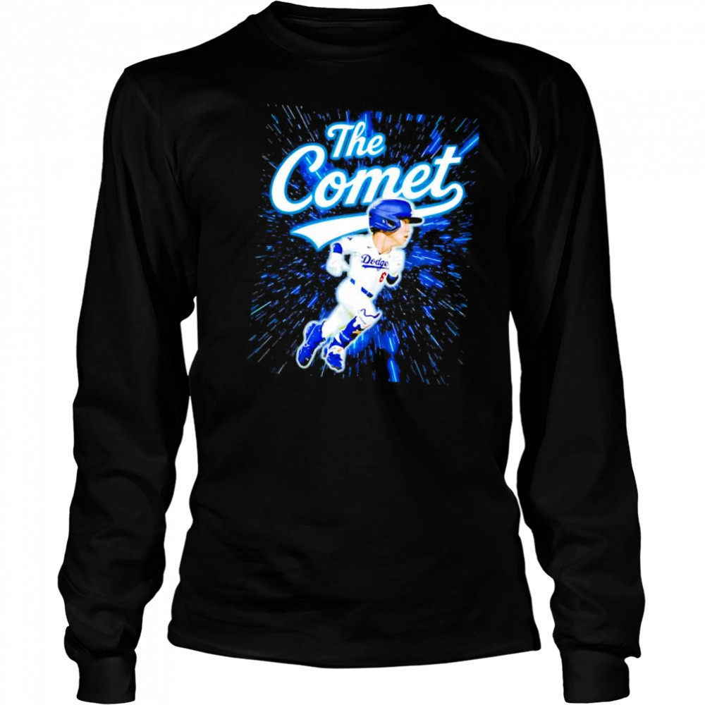 The Comet Kim Hye-seong Los Angeles Dodgers cartoon shirt Long Sleeved