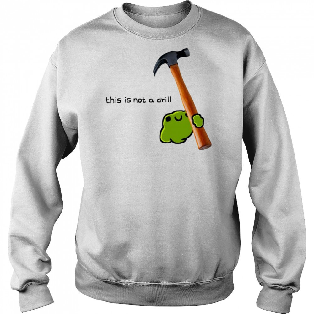 This is not a drill frog cute hammer shirt Hoodie