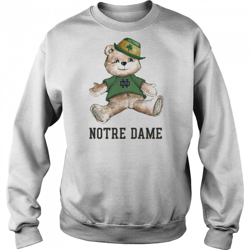 Tiny Turnip Teddy Bear Notre Dame Fighting Irish T shirt Hoodie