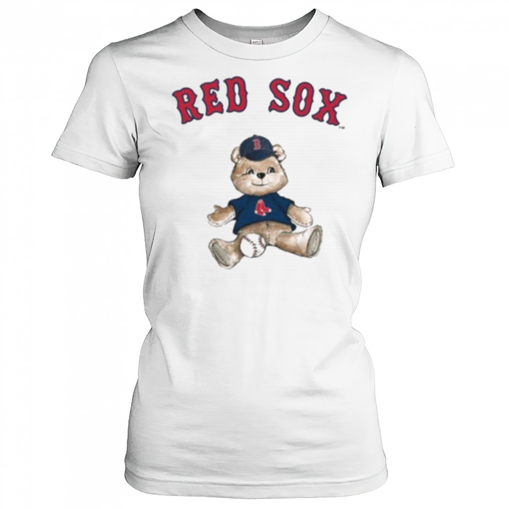 Tiny Turnip Teddy Bear X Boston Red Sox Baseball T shirt Women's T-shirt