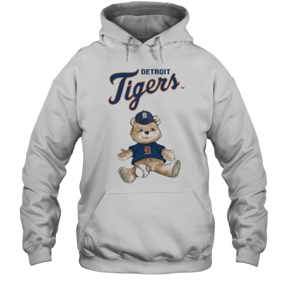 Tiny Turnip Teddy Bear X Detroit Tigers Baseball T shirt Hoodie