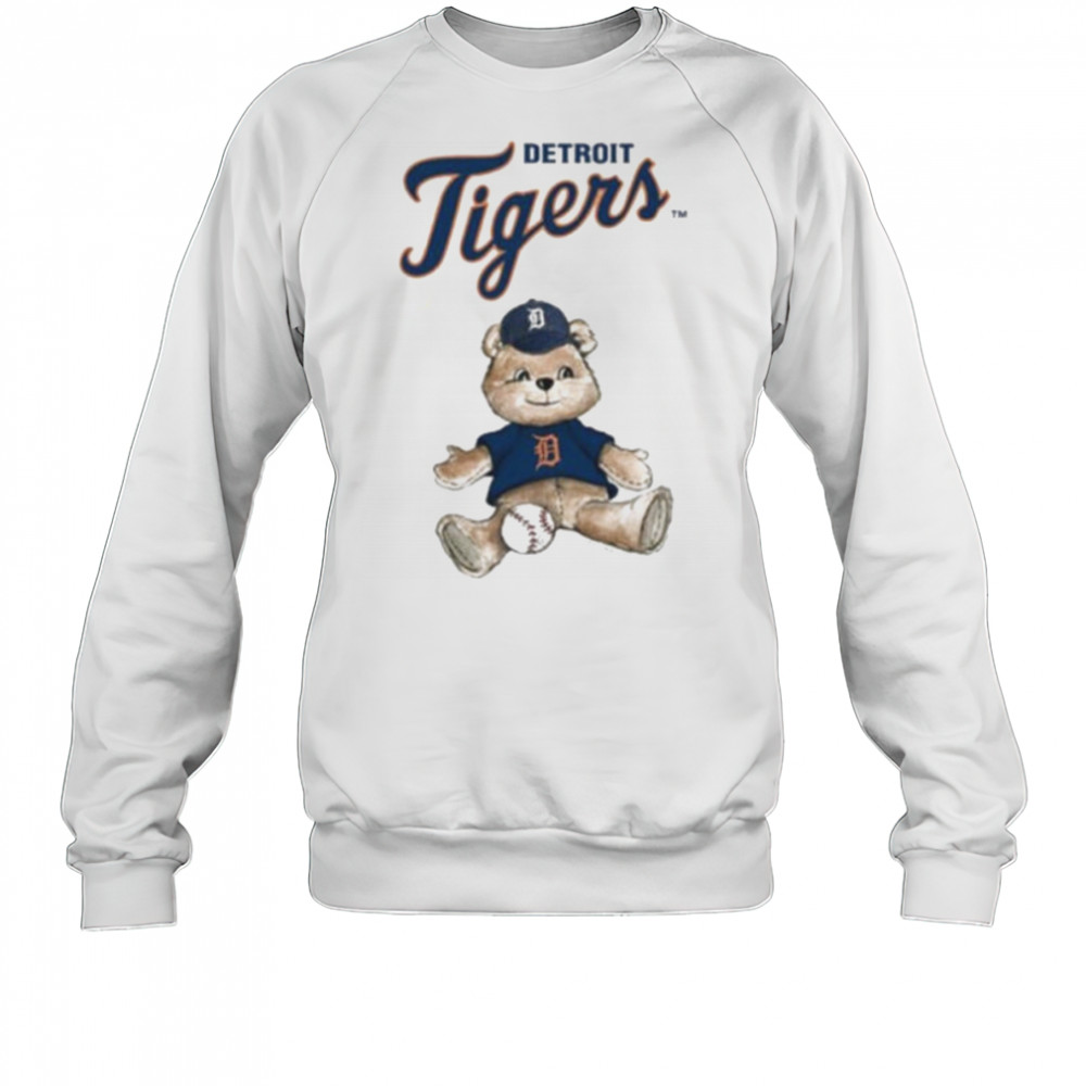 Tiny Turnip Teddy Bear X Detroit Tigers Baseball T shirt Sweatshirt