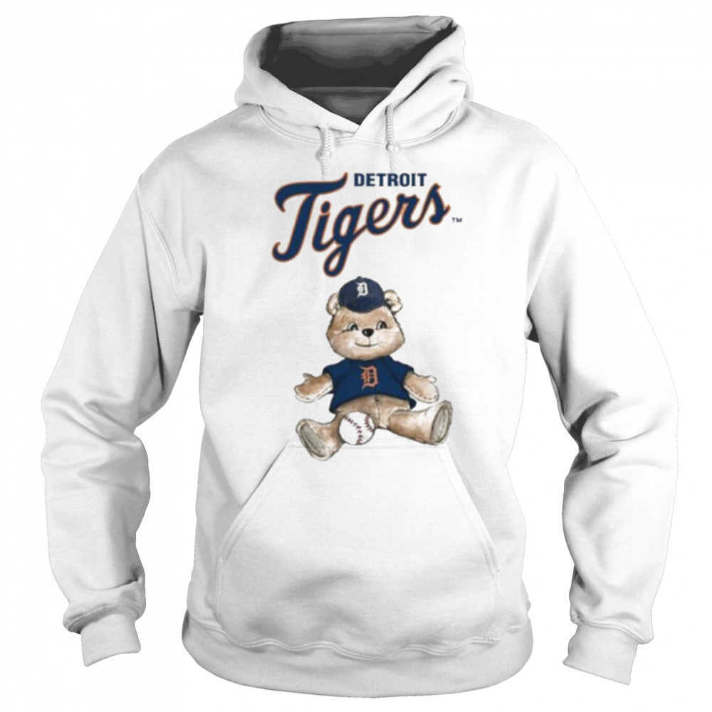Tiny Turnip Teddy Bear X Detroit Tigers Baseball T shirt Sweatshirt