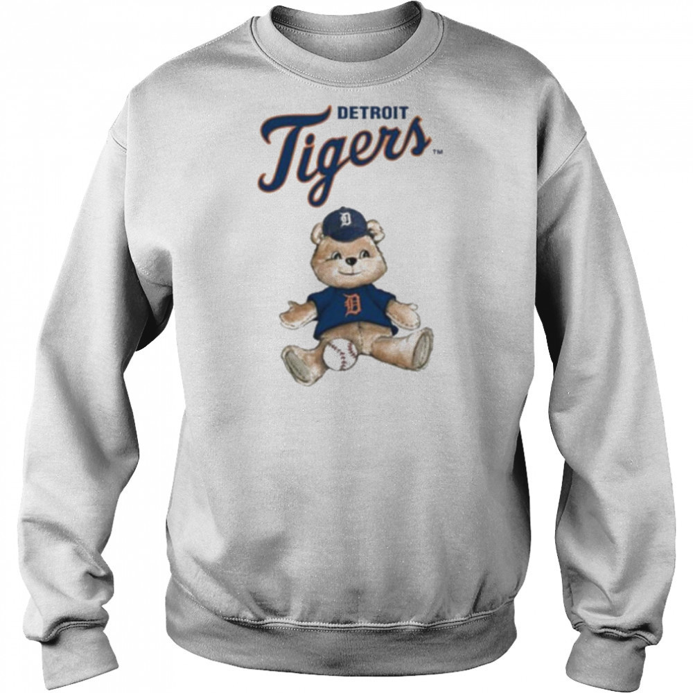 Tiny Turnip Teddy Bear X Detroit Tigers Baseball T shirt Hoodie