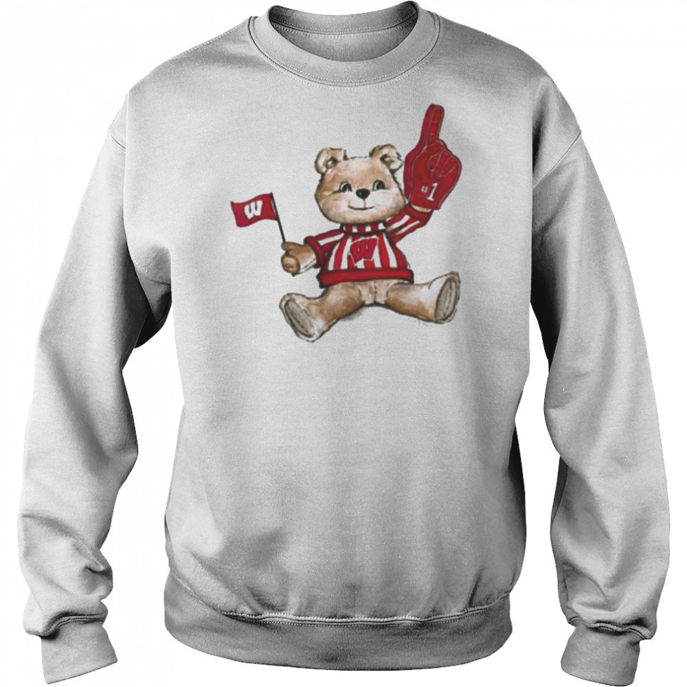 Tiny Turnip Teddy Bear X Wisconsin Badgers T shirt Hoodie