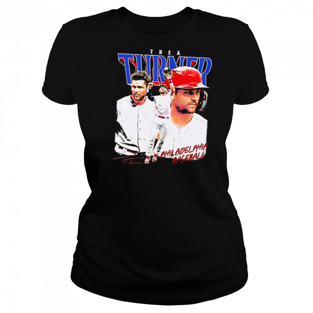 Trea Turner Philadelphia Baseball Retro Player Collage shirt Women's T-shirt