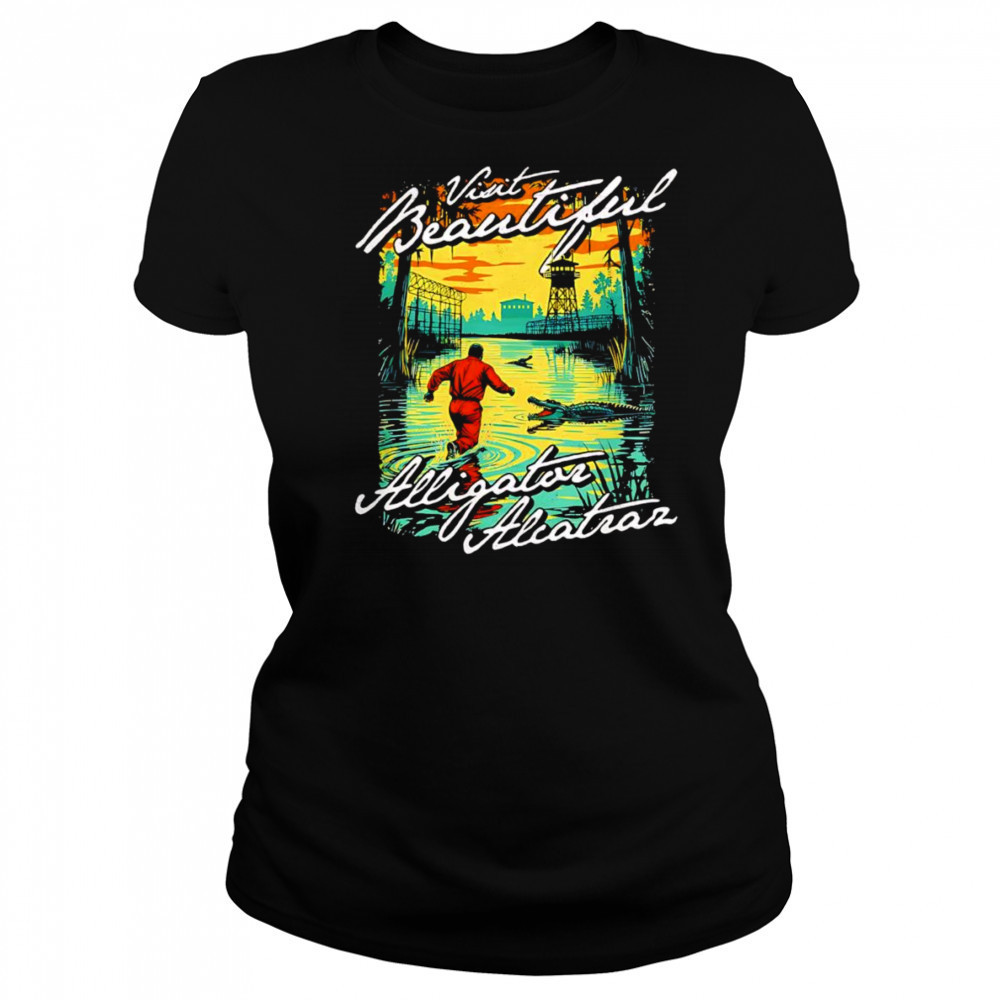 Visit Beautiful Alligator Alcatraz shirt Women's T-shirt