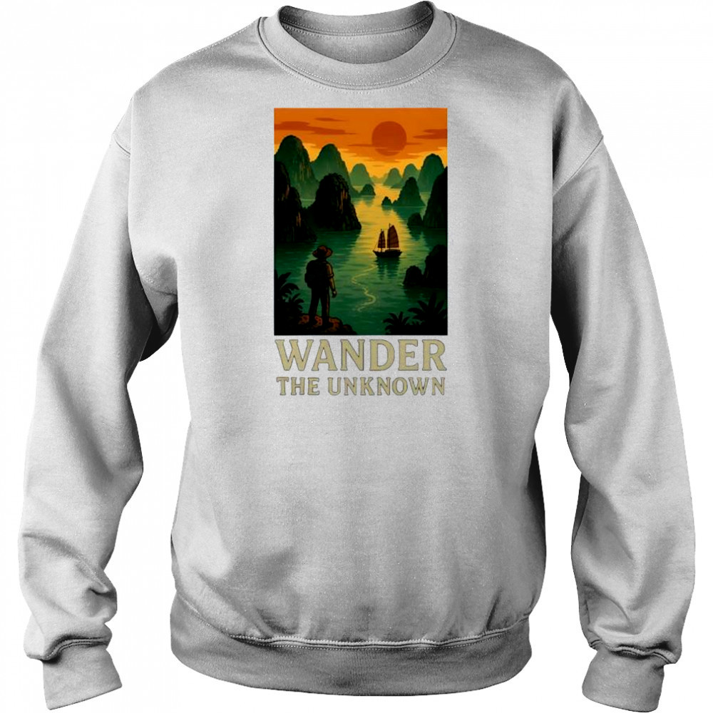 Wander the Unknown ocean ancient shirt Hoodie