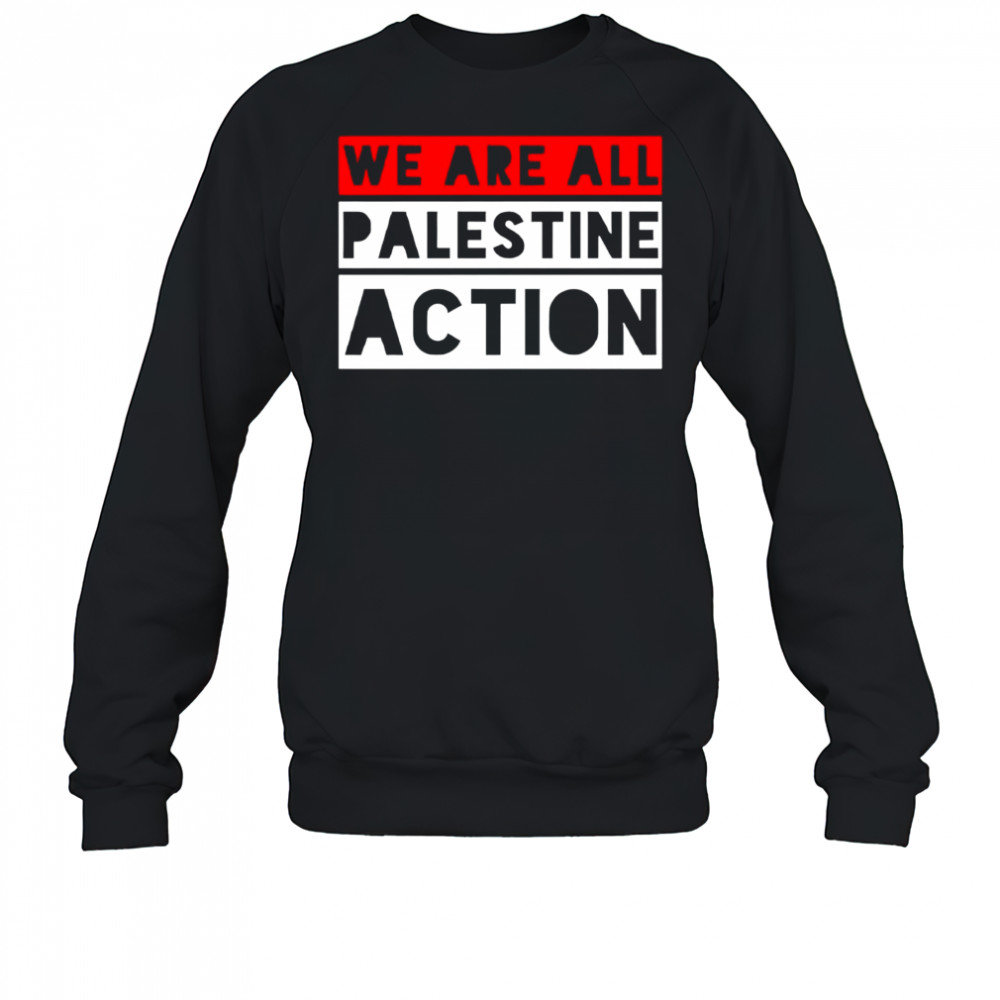 We are all Palestine action shirt Sweatshirt