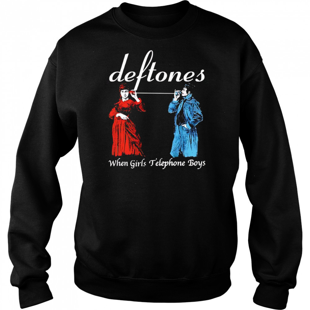 When girls telephone boys shirt Hoodie