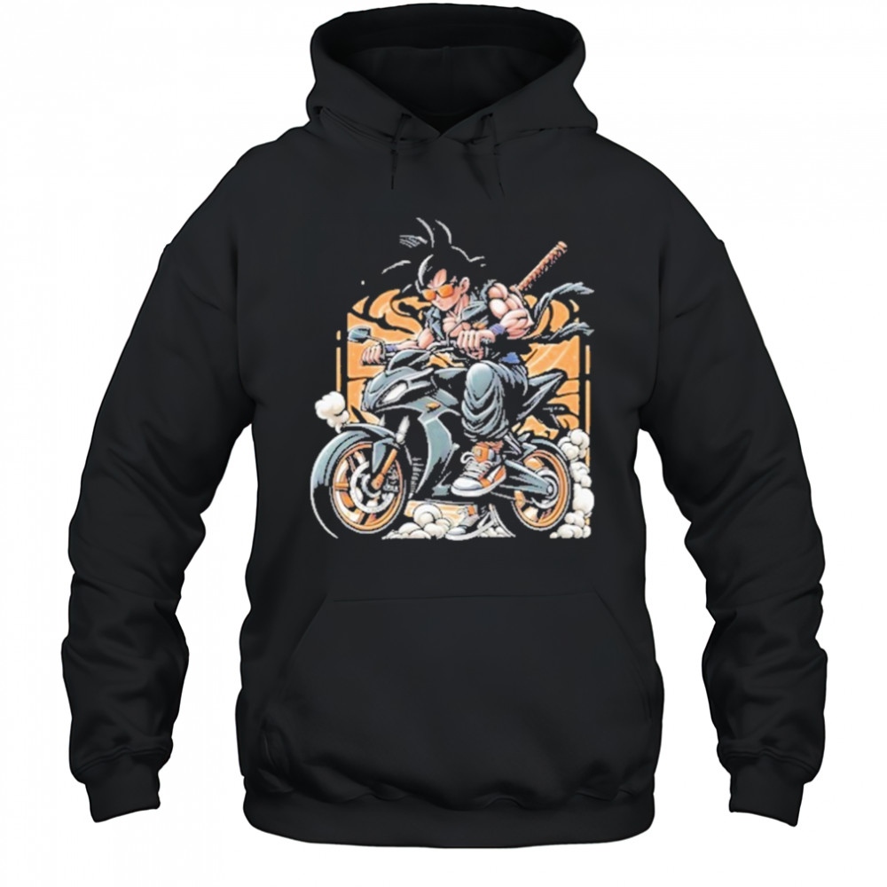 Wilsons Biker Goku T-Shirt Hoodie
