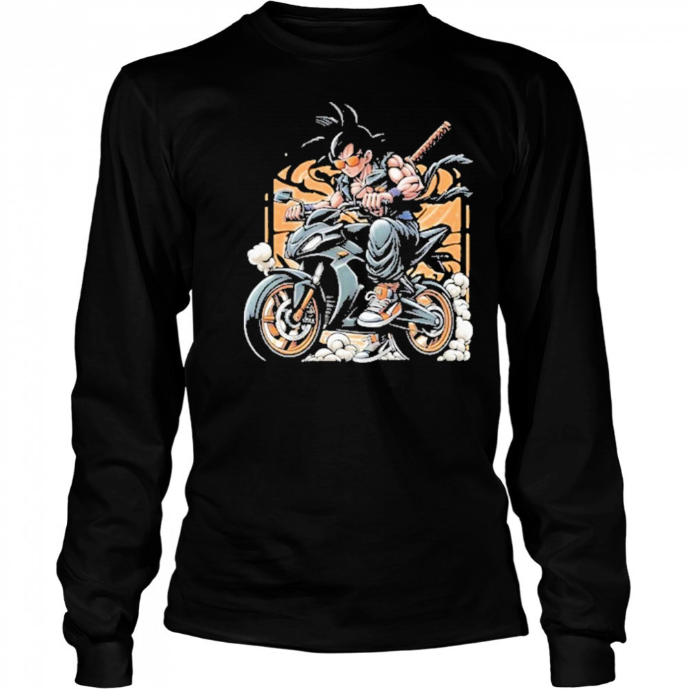 Wilsons Biker Goku T-Shirt Long Sleeved