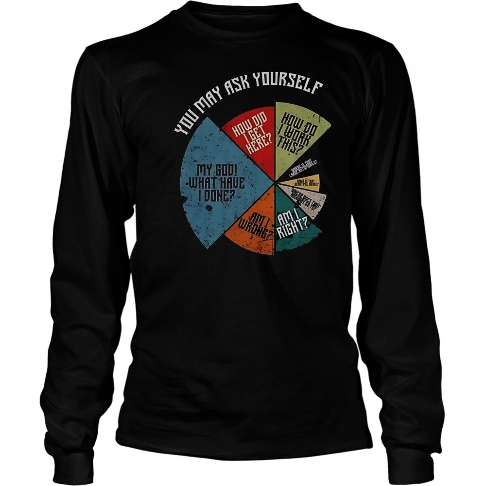 You Should Ask Yourself Vintage My God What Have I Done How Did I Get Here How Do I Work This T-Shirt Long Sleeved