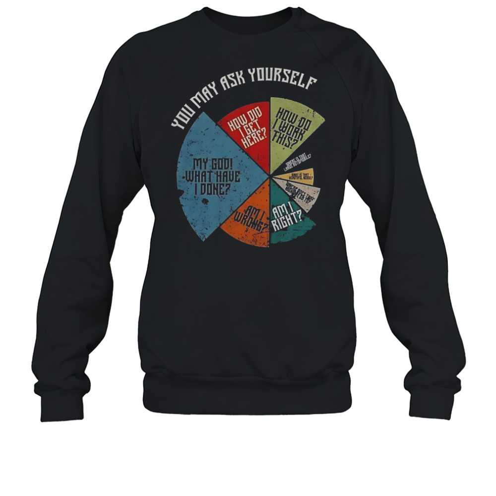 You Should Ask Yourself Vintage My God What Have I Done How Did I Get Here How Do I Work This T-Shirt Sweatshirt