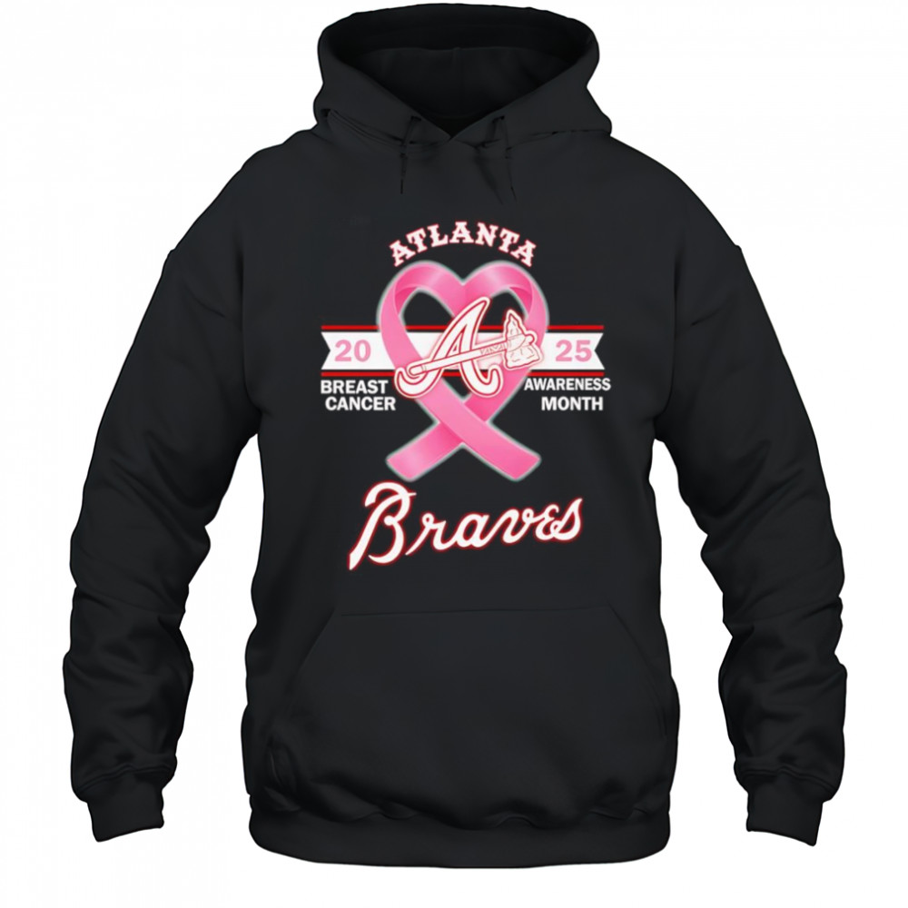 2025 Breast Cancer Awareness Month Atlanta Braves shirt Hoodie