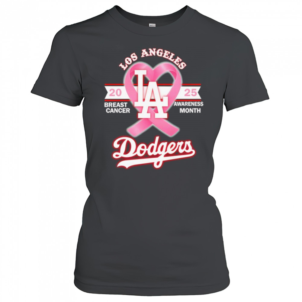 2025 Breast Cancer Awareness Month Los Angeles Dodgers shirt Women's T-shirt