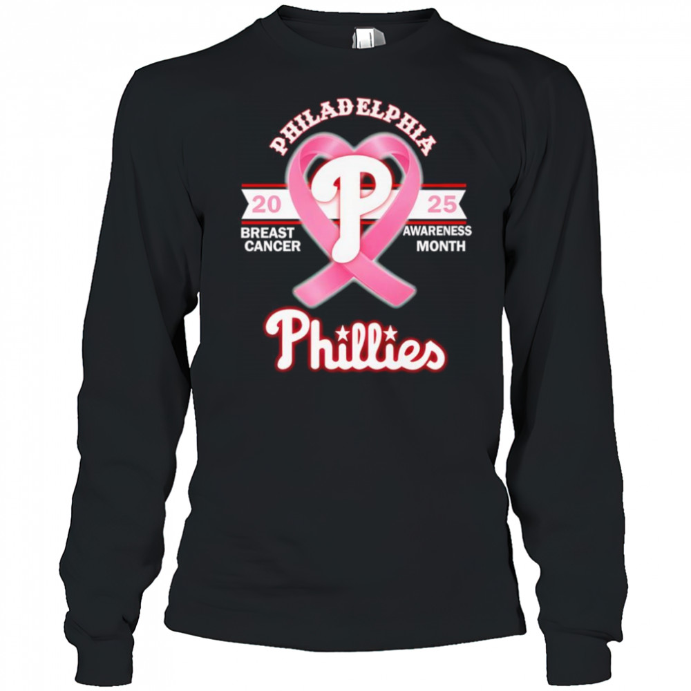 2025 Breast Cancer Awareness Month Philadelphia Phillies shirt Long Sleeved