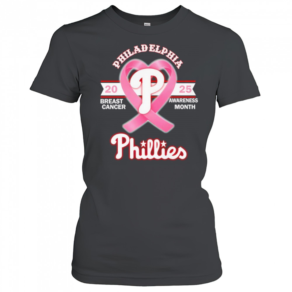 2025 Breast Cancer Awareness Month Philadelphia Phillies shirt Women's T-shirt