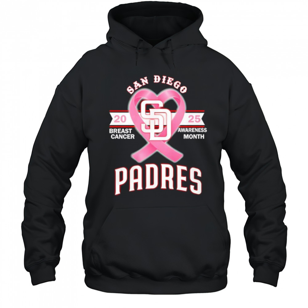2025 Breast Cancer Awareness Month San Diego Padres shirt Hoodie