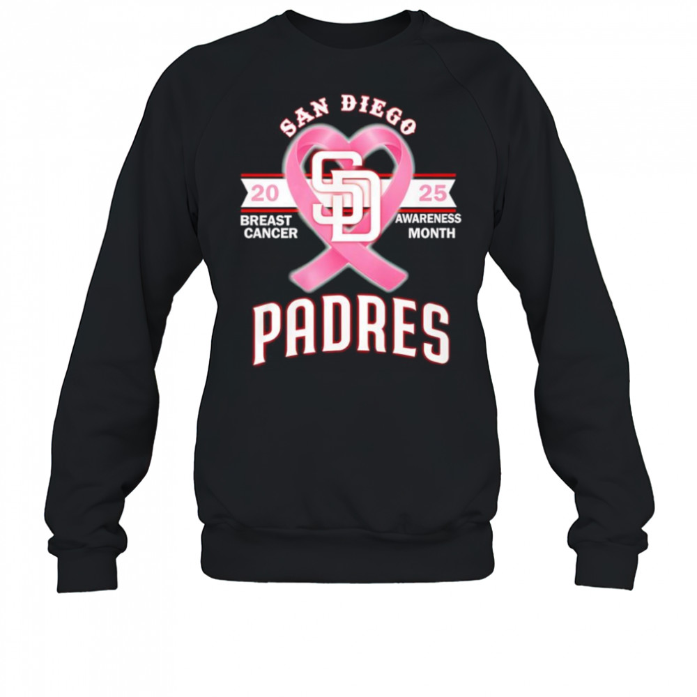 2025 Breast Cancer Awareness Month San Diego Padres shirt Sweatshirt