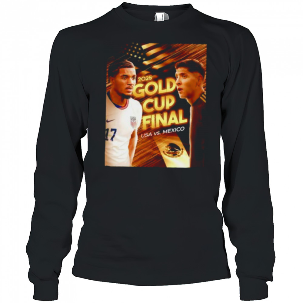 2025 Gold Cup Final USA vs Mexico shirt Long Sleeved