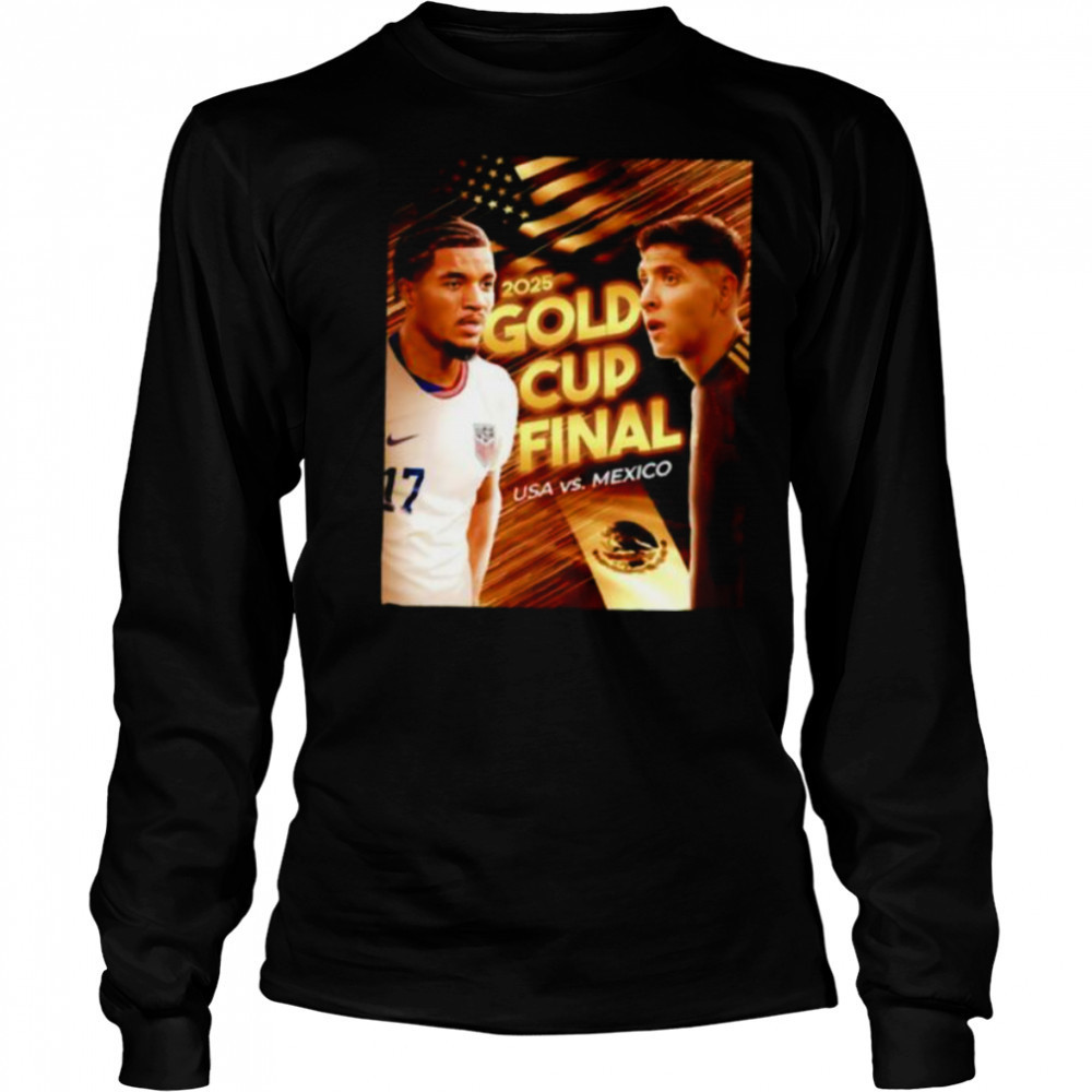2025 Gold Cup Final USA vs Mexico shirt Long Sleeved