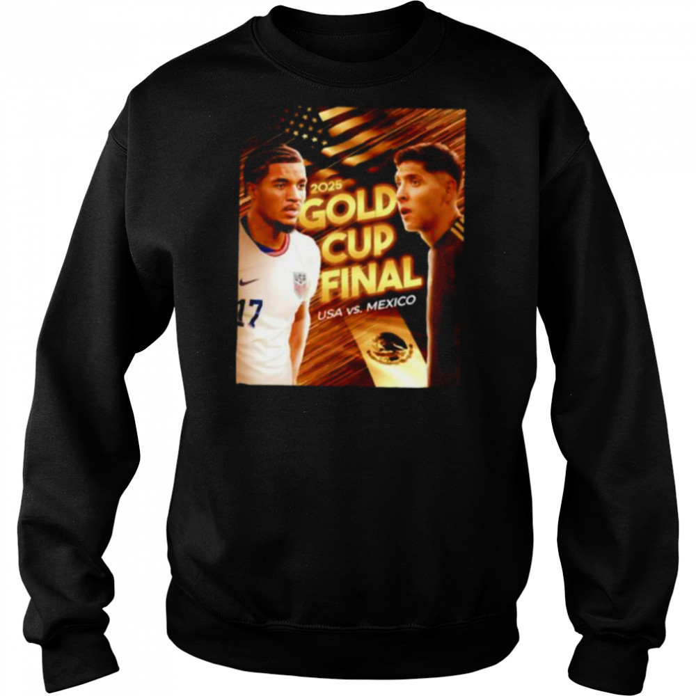 2025 Gold Cup Final USA vs Mexico shirt Hoodie