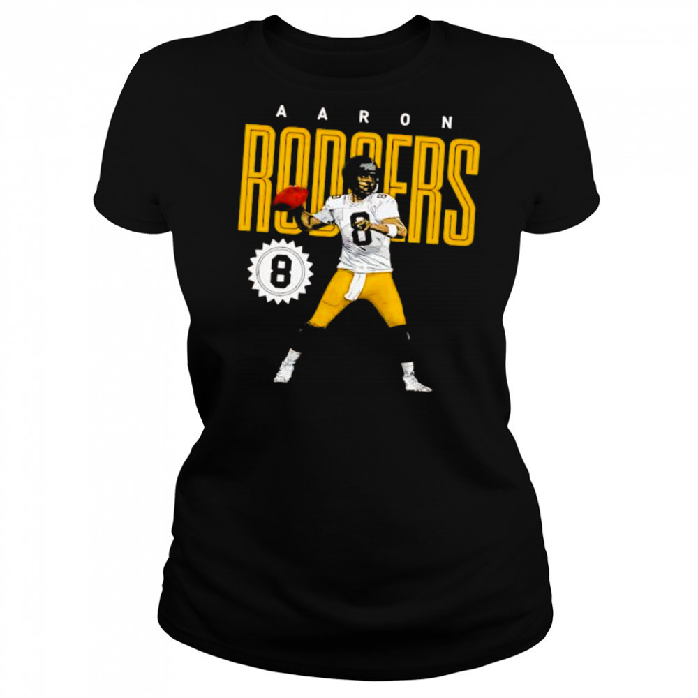 Aaron rodgers Pittsburgh Steelers card shirt Women's T-shirt