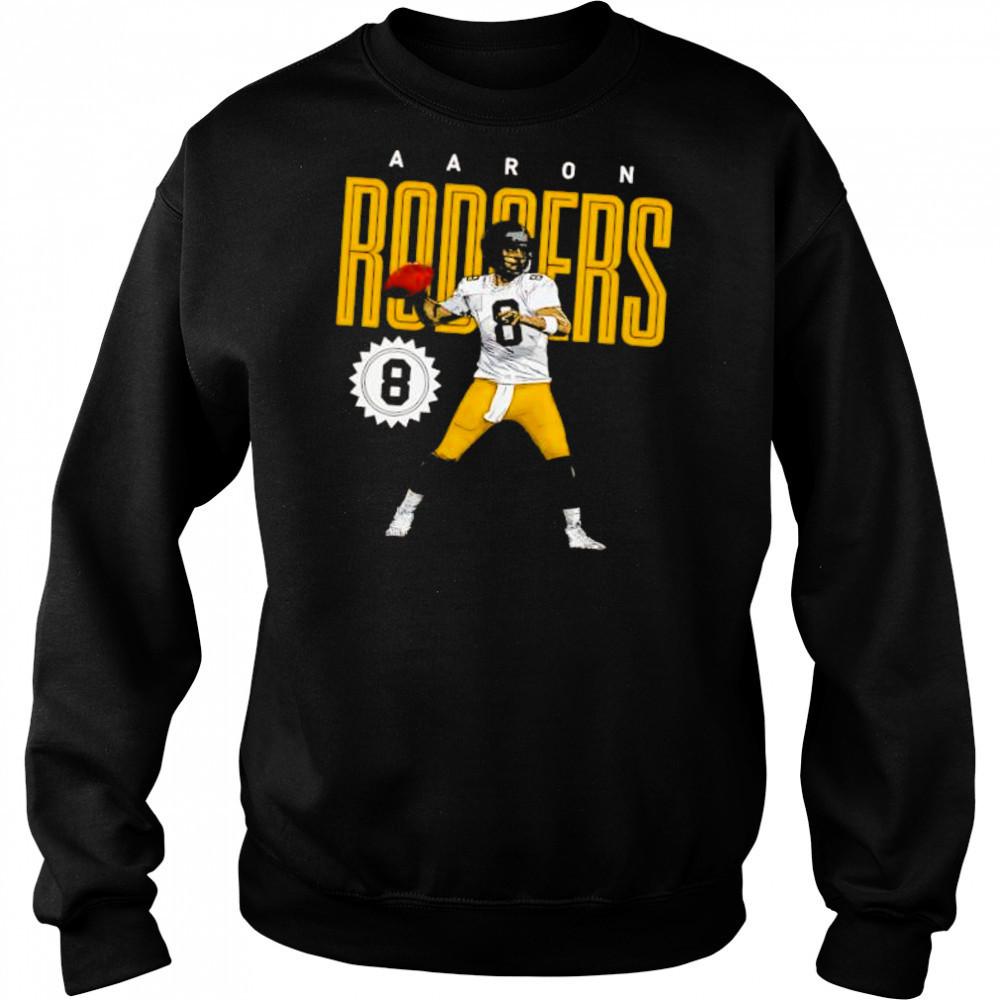 Aaron rodgers Pittsburgh Steelers card shirt Hoodie