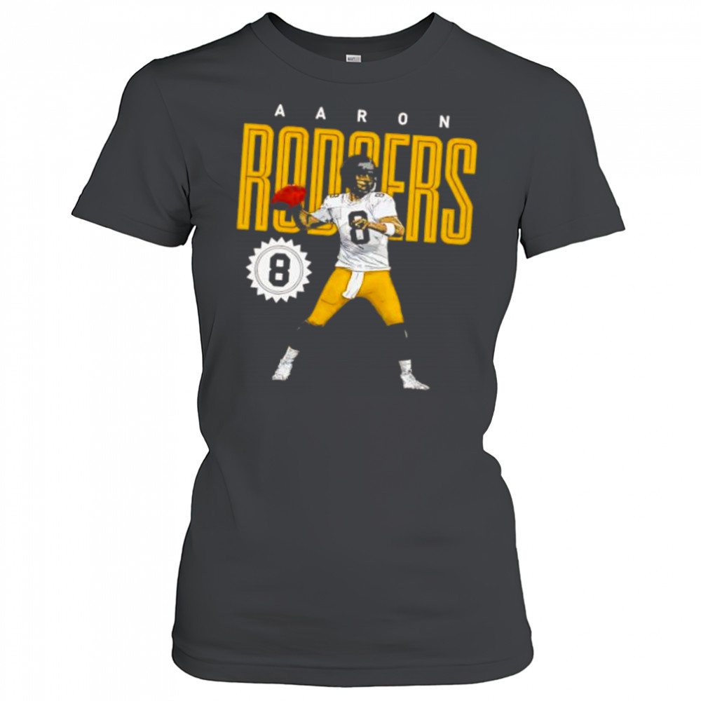 Aaron rodgers Pittsburgh Steelers card shirt Women's T-shirt