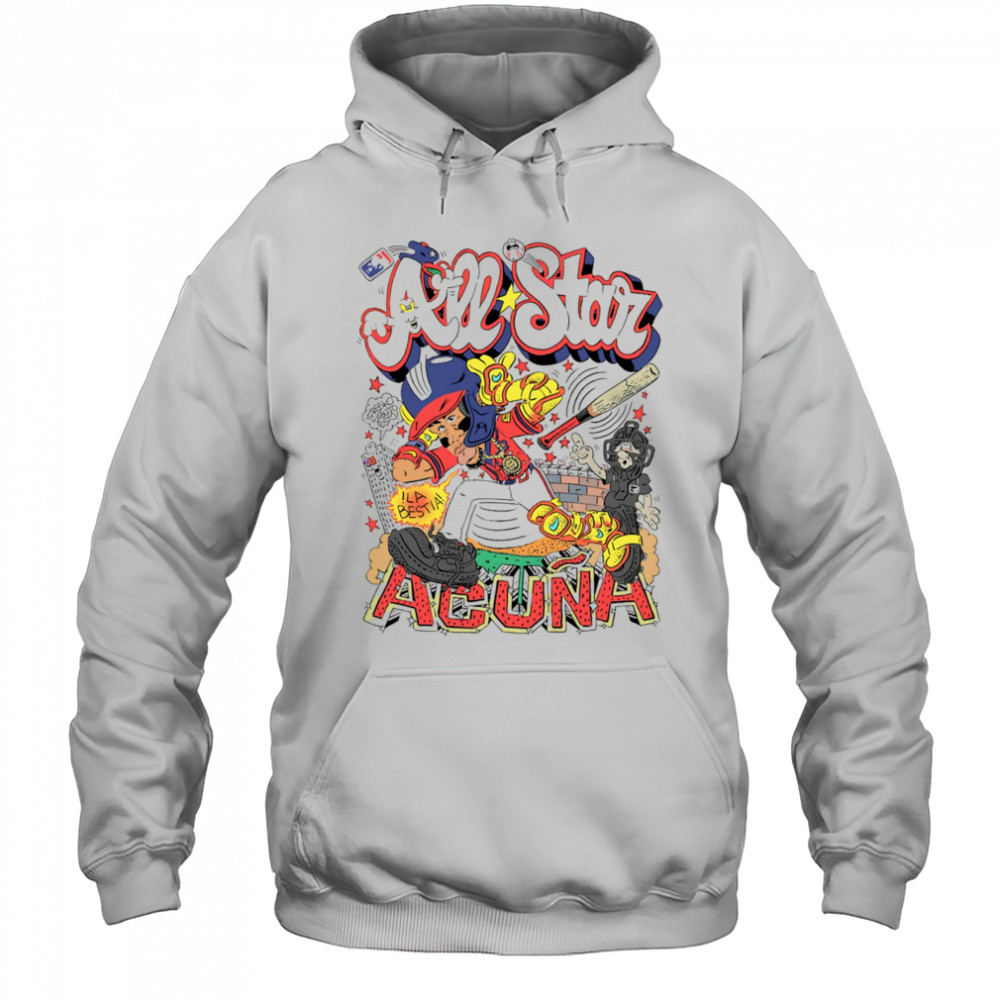All Star Acuna cartoon shirt Hoodie