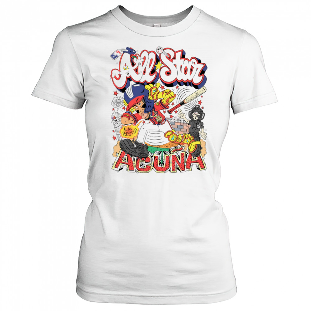 All Star Acuna cartoon shirt Women's T-shirt