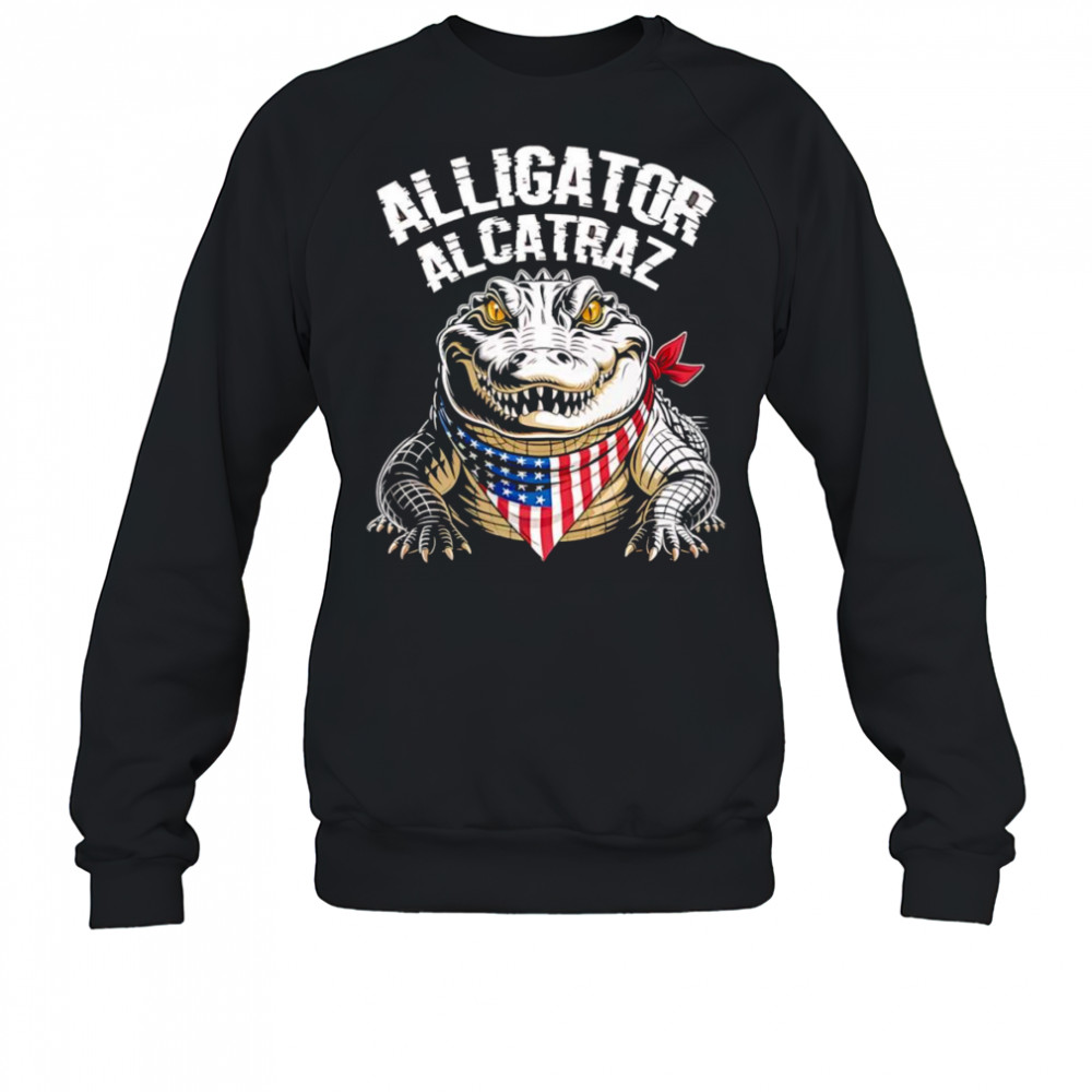 Alligator Alcatraz American bandana shirt Sweatshirt