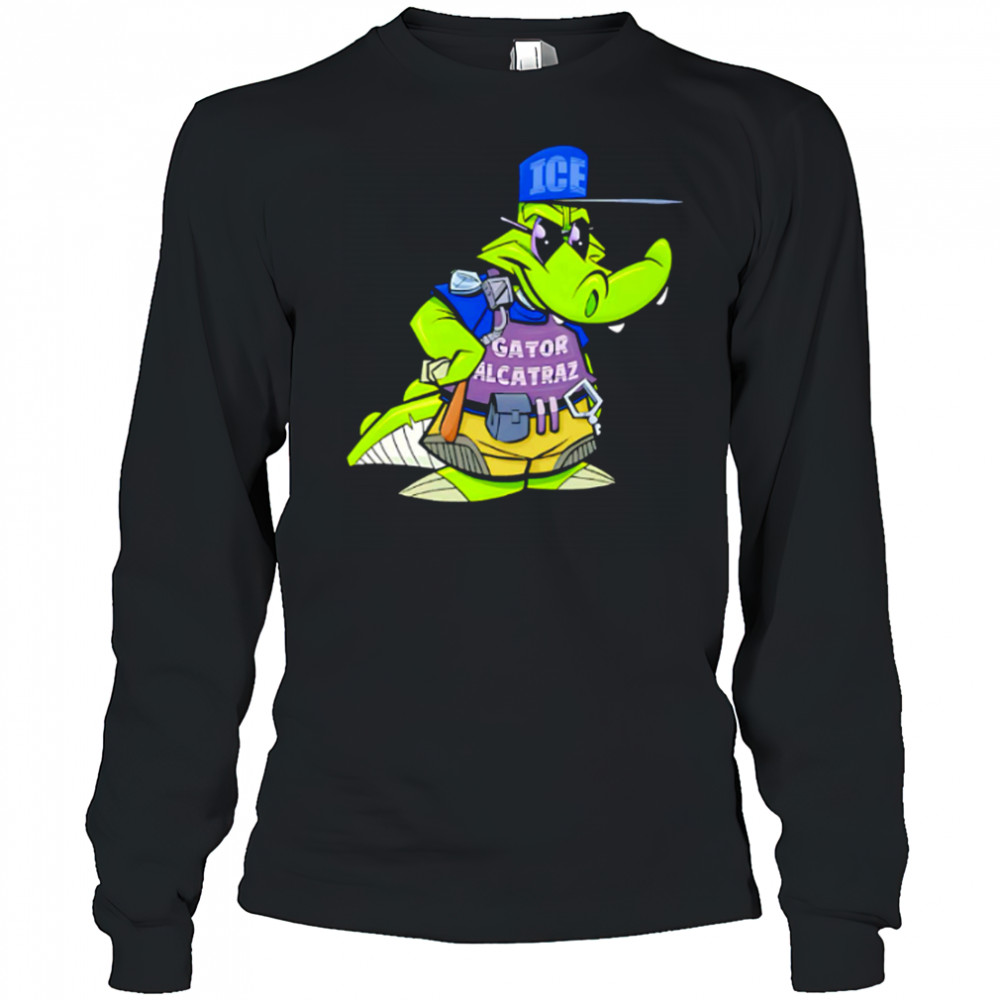 Alligator Alcatraz Ice Detective Gator shirt Long Sleeved