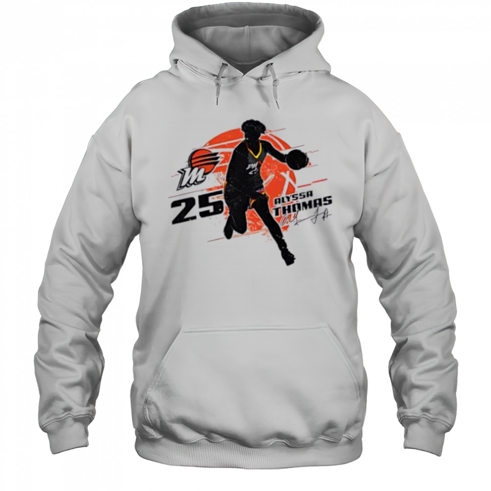Alyssa thomas phoenix mercury silhouette shirt Hoodie