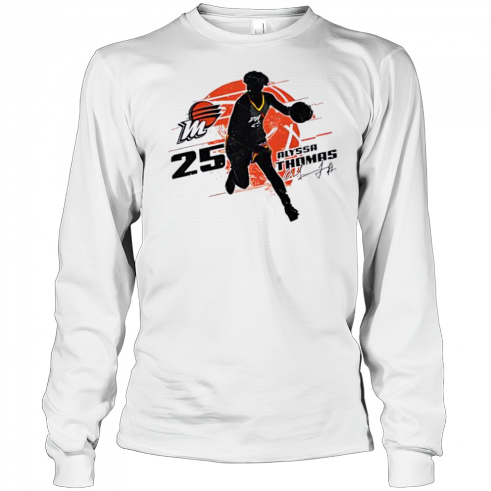 Alyssa thomas phoenix mercury silhouette shirt Long Sleeved