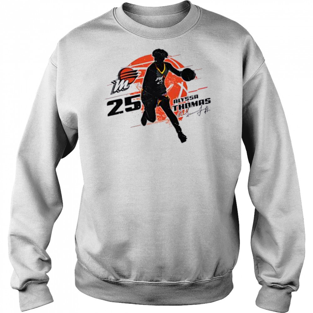 Alyssa thomas phoenix mercury silhouette shirt Hoodie