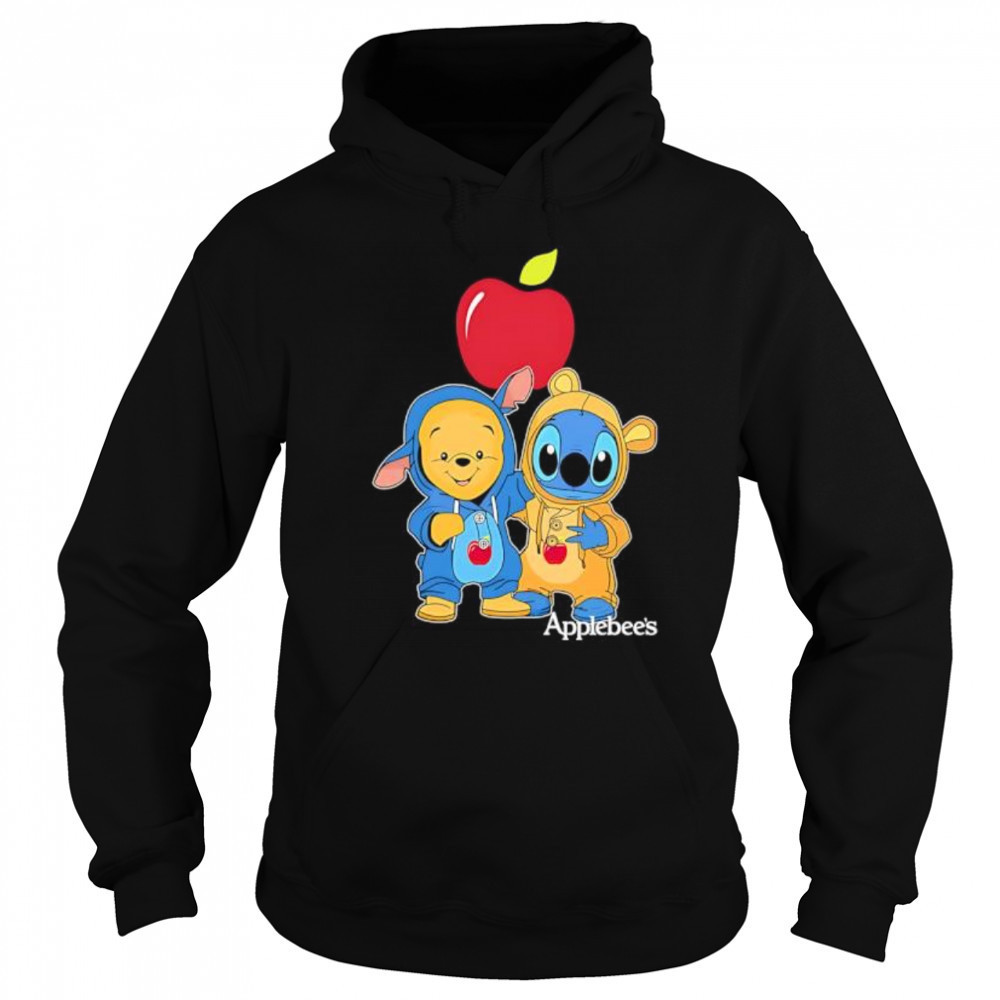 Applebee’s pooh and stitch friends shirt Sweatshirt