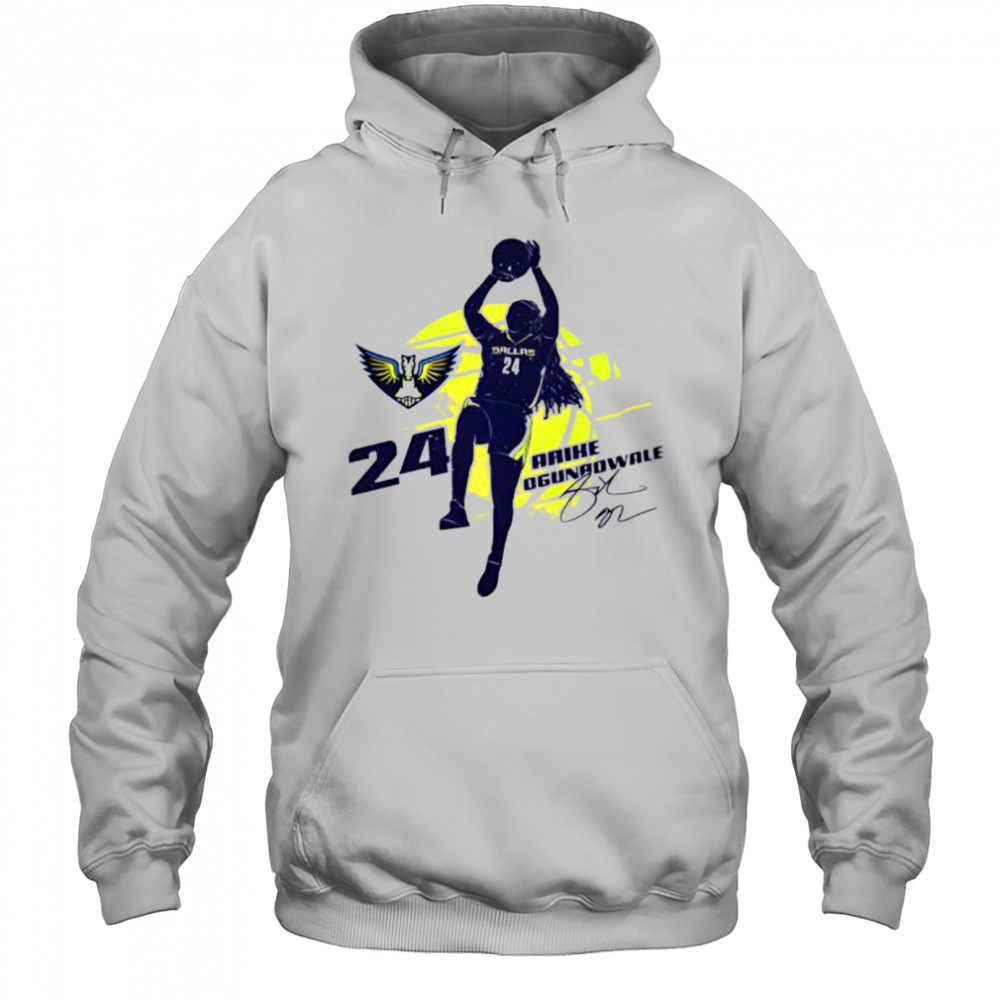 Arike ogunbowale Dallas wings silhouette shirt Hoodie