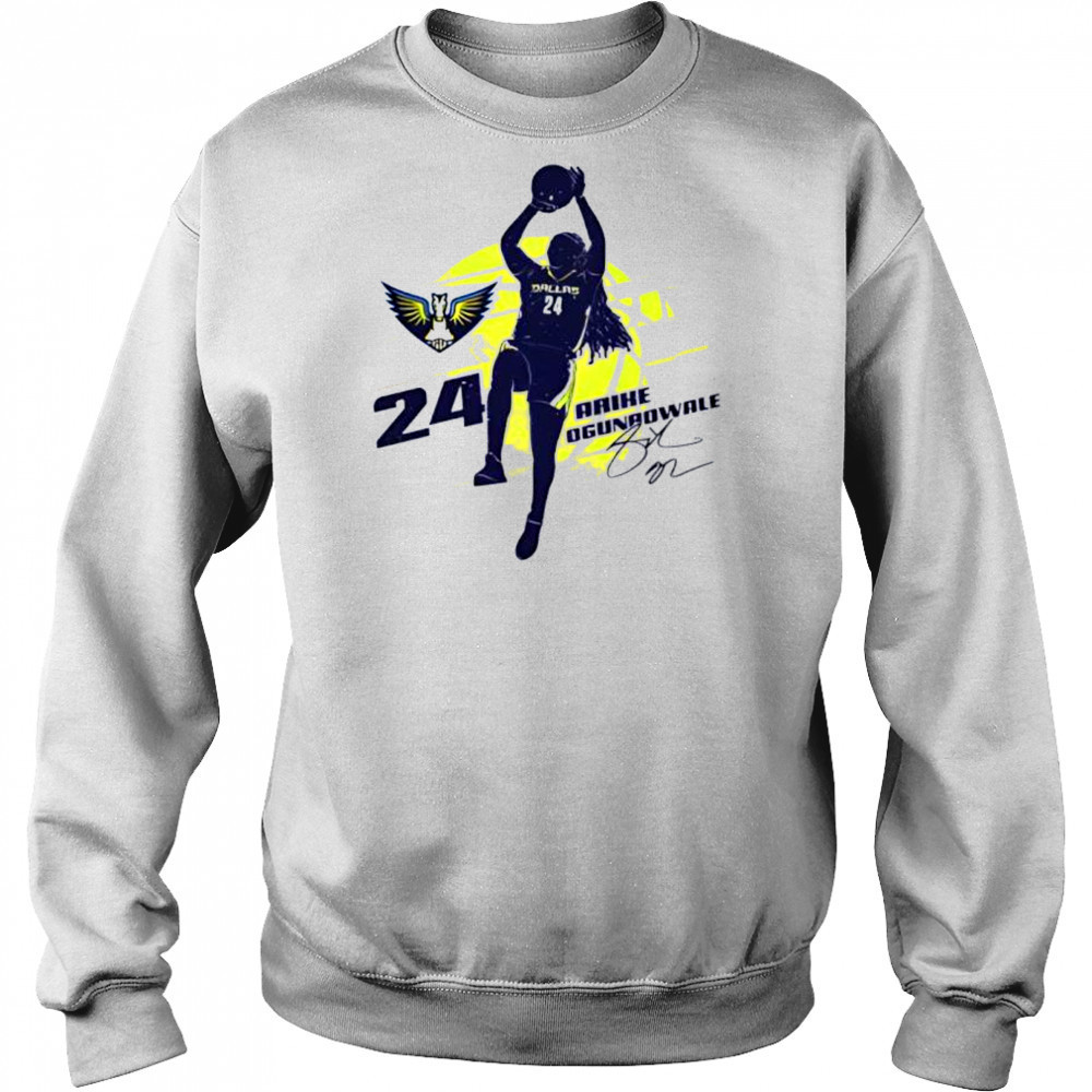 Arike ogunbowale Dallas wings silhouette shirt Hoodie