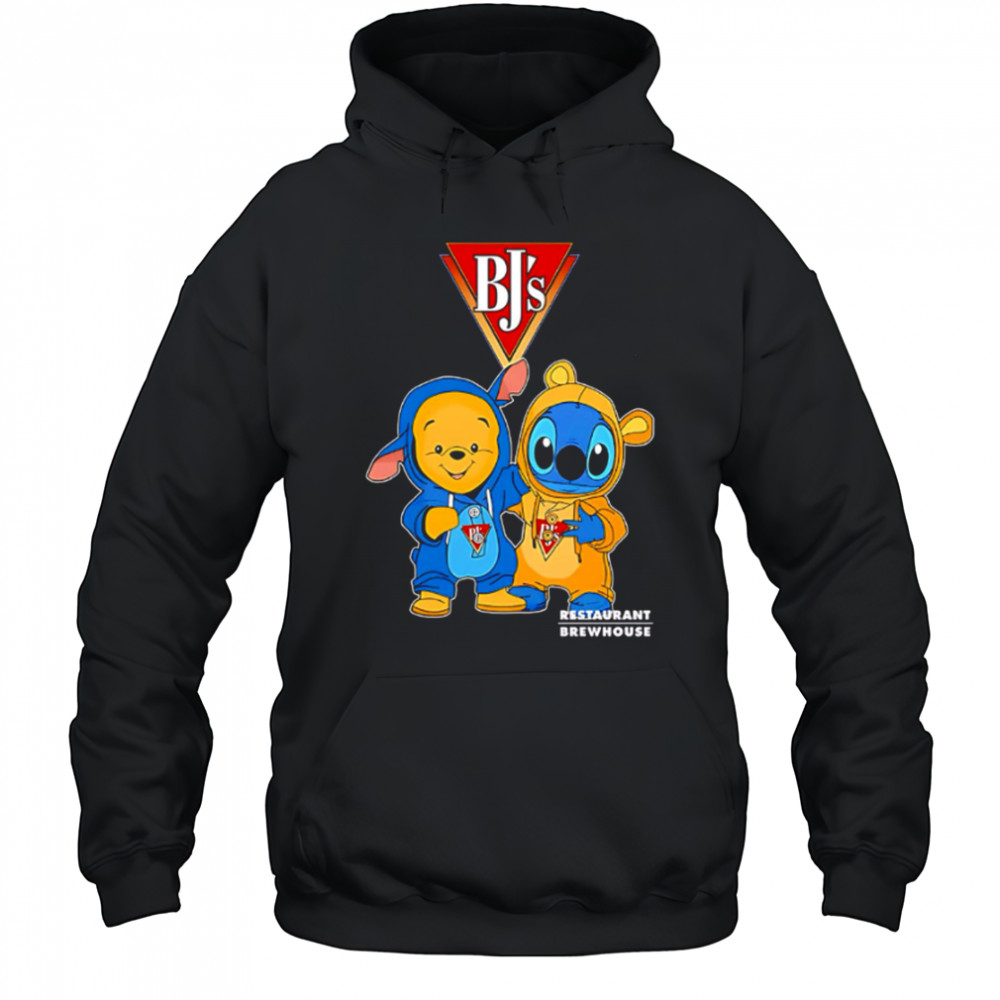 Bj’s restaurants pooh and stitch friends shirt Hoodie